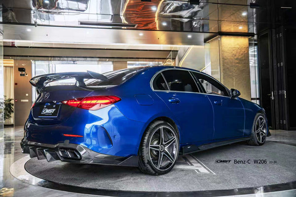 Mercedes Benz C-Class C63 C43 AMG C300 W206 2021-ON with Aftermarket Parts - Rear Wing Carbon Fiber / FRP from CMST Tuning