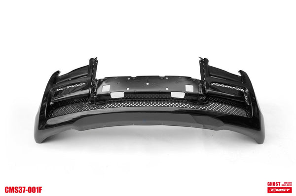 Rolls-Royce Ghost First Generation Series II 2015 2016 2017 2018 2019 2020 with Aftermarket Parts - Front Bumper &amp; Lip Carbon Fiber / FRP from CMST Tuning