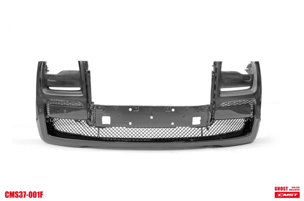 Rolls-Royce Ghost First Generation Series II 2015 2016 2017 2018 2019 2020 with Aftermarket Parts - Front Bumper &amp; Lip Carbon Fiber / FRP from CMST Tuning
