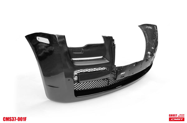 Rolls-Royce Ghost First Generation Series II 2015 2016 2017 2018 2019 2020 with Aftermarket Parts - Front Bumper &amp; Lip Carbon Fiber / FRP from CMST Tuning