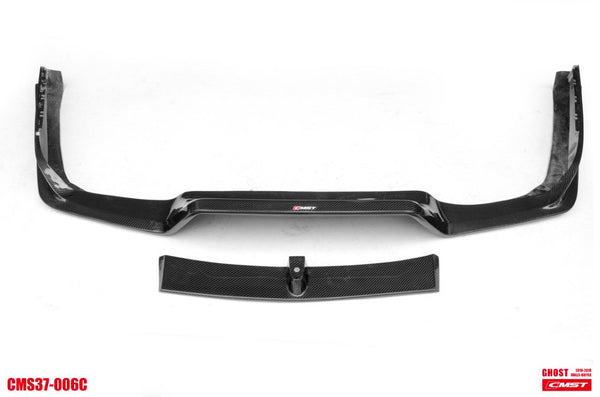 Rolls-Royce Ghost First Generation Series II 2015 2016 2017 2018 2019 2020 with Aftermarket Parts - Rear Bumper &amp; Diffuser Carbon Fiber / FRP from CMST Tuning