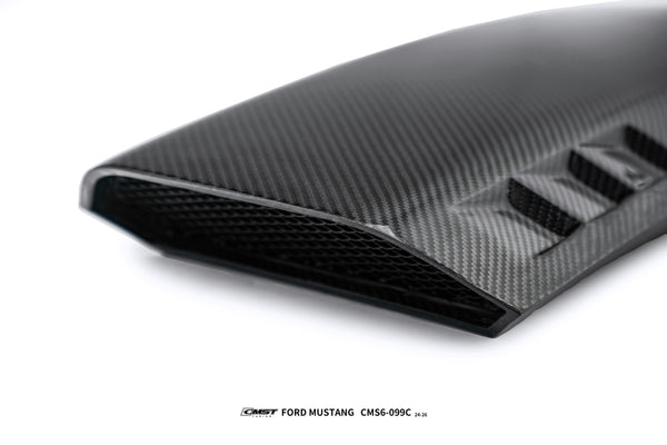Ford Mustang S650 2.3 Ecoboost 5.0 GT Dark Horse 2024-ON with Aftermarket Parts - Roof Scoop Carbon Fiber / FRP from CMST Tuning
