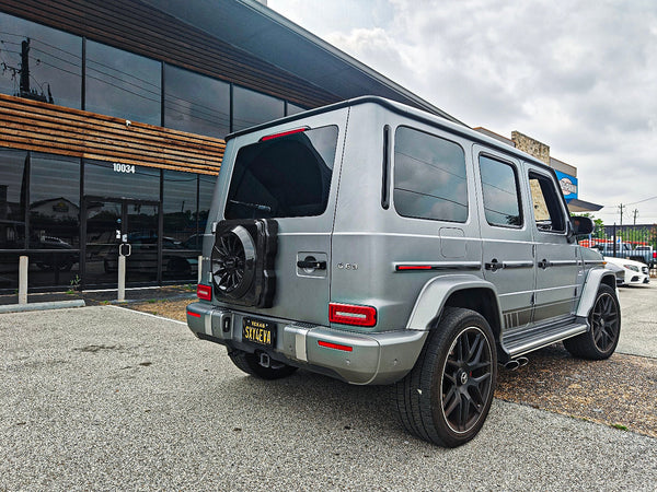 Mercedes Benz G-Class G63 AMG G550 W463A W464 2019 2020 2021 2022 2023 2024 with Aftermarket Parts - Spare Tire Cover Carbon Fiber / FRP from CMST Tuning