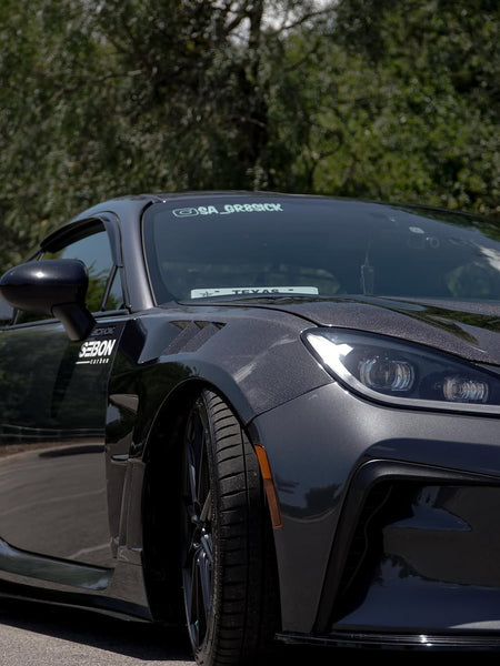 Subaru BRZ ZD8 & Toyota GR86 ZN8 2022 2023 2024 with Aftermarket Parts - Front Fenders Pre-preg Carbon Fiber from CMST Tuning
