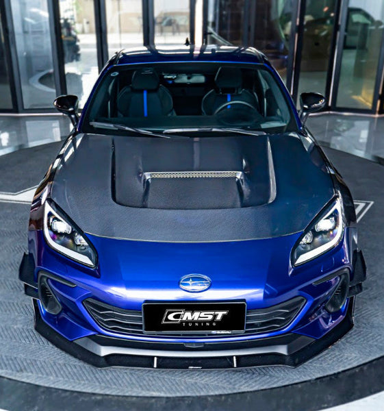 Subaru BRZ ZD8 & Toyota GR86 ZN8 2022-ON with Aftermarket Parts - V3 Hood Carbon Fiber / FRP from CMST Tuning
