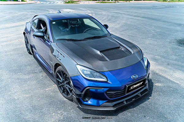 Subaru BRZ ZD8 & Toyota GR86 ZN8 2022-ON with Aftermarket Parts - V3 Hood Carbon Fiber / FRP from CMST Tuning