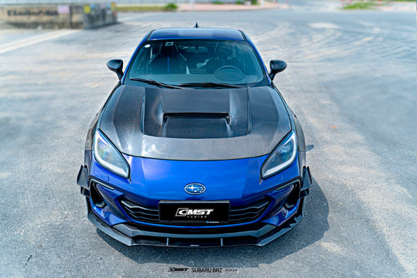 Subaru BRZ ZD8 & Toyota GR86 ZN8 2022-ON with Aftermarket Parts - V3 Hood Carbon Fiber / FRP from CMST Tuning