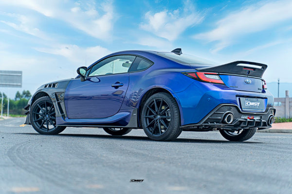 Subaru BRZ ZD8 & Toyota GR86 ZN8 2022-ON with Aftermarket Parts - V1 Style Carbon Fiber Rear Diffuser from  CMST Tuning