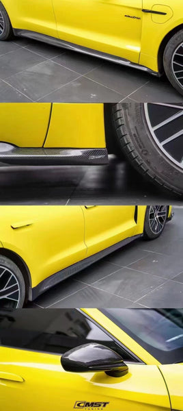 CMST Tuning Carbon Fiber Side Skirts for Porsche Taycan & 4S & Turbo & Turbo S