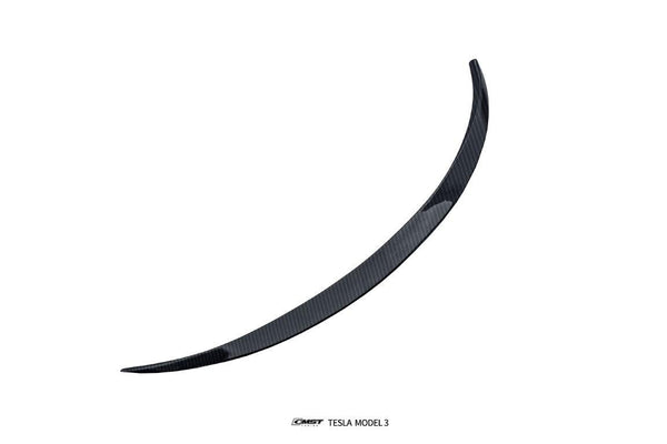 Tesla Model 3 Highland / Performance 2024-ON with Aftermarket Parts - V3 Style Rear Spoiler Carbon Fiber from CMST Tuning