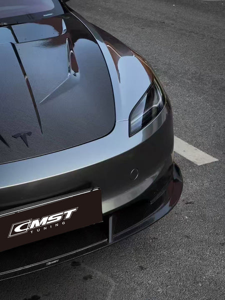 CMST Tuning V1 Hood for Tesla Model 3 Highland / Performance FRP / Carbon Fiber