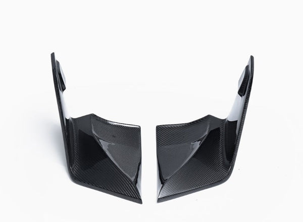 Tesla Model 3 Highland Performance 2024-ON with Aftermarket Parts - V2 Rear Diffuser &  Canards Carbon Fiber / FRP from CMST Tuning