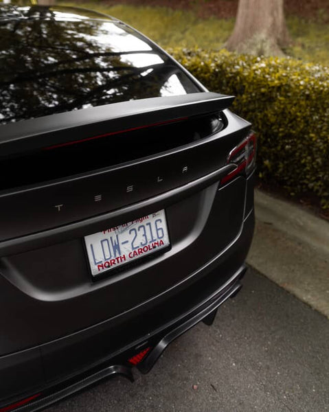 CMST Tuning Carbon Fiber Rear Spoiler for Tesla Model X 2022-ON