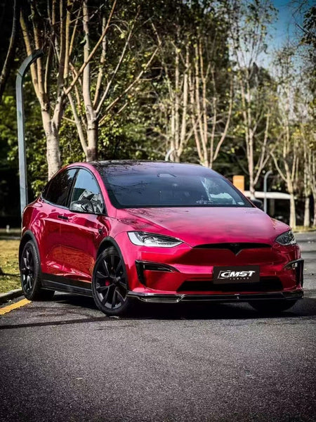 CMST Tuning Carbon Fiber Front Lip for Tesla Model X 2022-ON