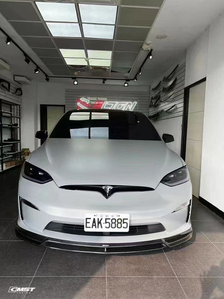 CMST Tuning Carbon Fiber Front Lip for Tesla Model X 2022-ON