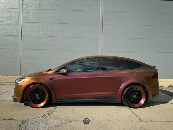 CMST Tuning Carbon Fiber Side Skirts for Tesla Model X 2022-ON