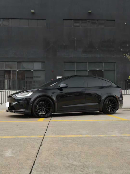 CMST Tuning Carbon Fiber Side Skirts for Tesla Model X 2022-ON