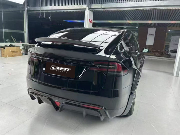 CMST Tuning Carbon Fiber Rear Spoiler for Tesla Model X 2022-ON
