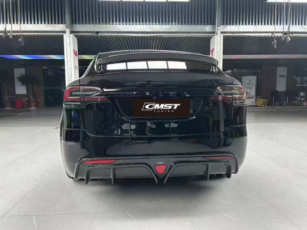 CMST Tuning Carbon Fiber Rear Spoiler for Tesla Model X 2022-ON
