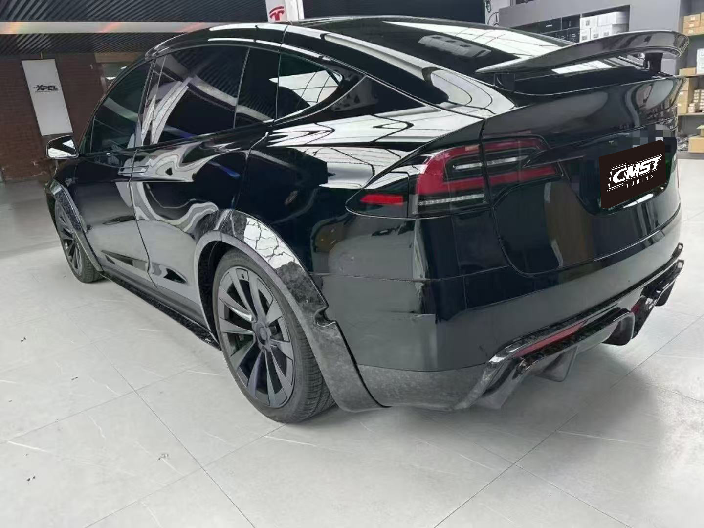 Tesla Model X Plaid Long Range Aftermarket Parts CMST Tuning Rear Trunk ...