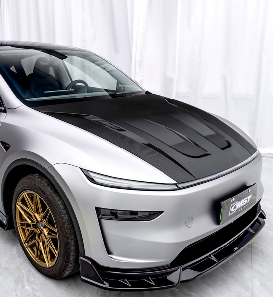 Tesla Model Y Juniper 2026-ON with Aftermarket Parts - Front Lip ABS from CMST Tuning