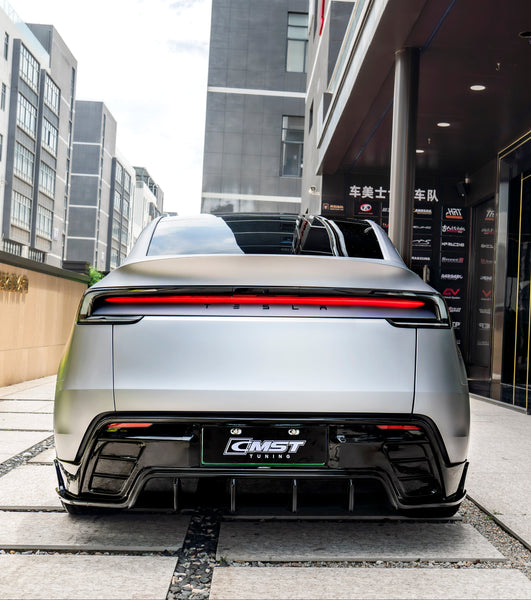 Tesla Model Y Juniper 2026-ON with Aftermarket Parts - Rear Diffuser ABS from CMST Tuning