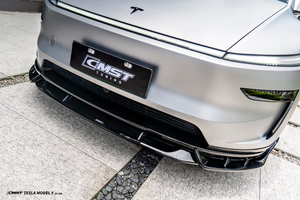 Tesla Model Y Juniper 2026-ON with Aftermarket Parts - Front Lip ABS from CMST Tuning