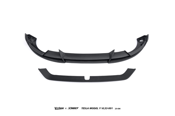 Tesla Model Y Juniper 2026-ON with Aftermarket Parts - V2 Front Lip ABS from CMST Tuning