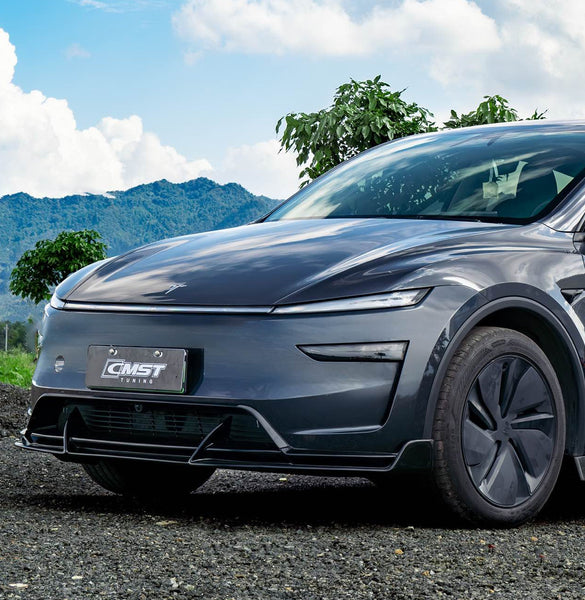 Tesla Model Y Juniper 2026-ON with Aftermarket Parts - V2 Front Lip ABS from CMST Tuning