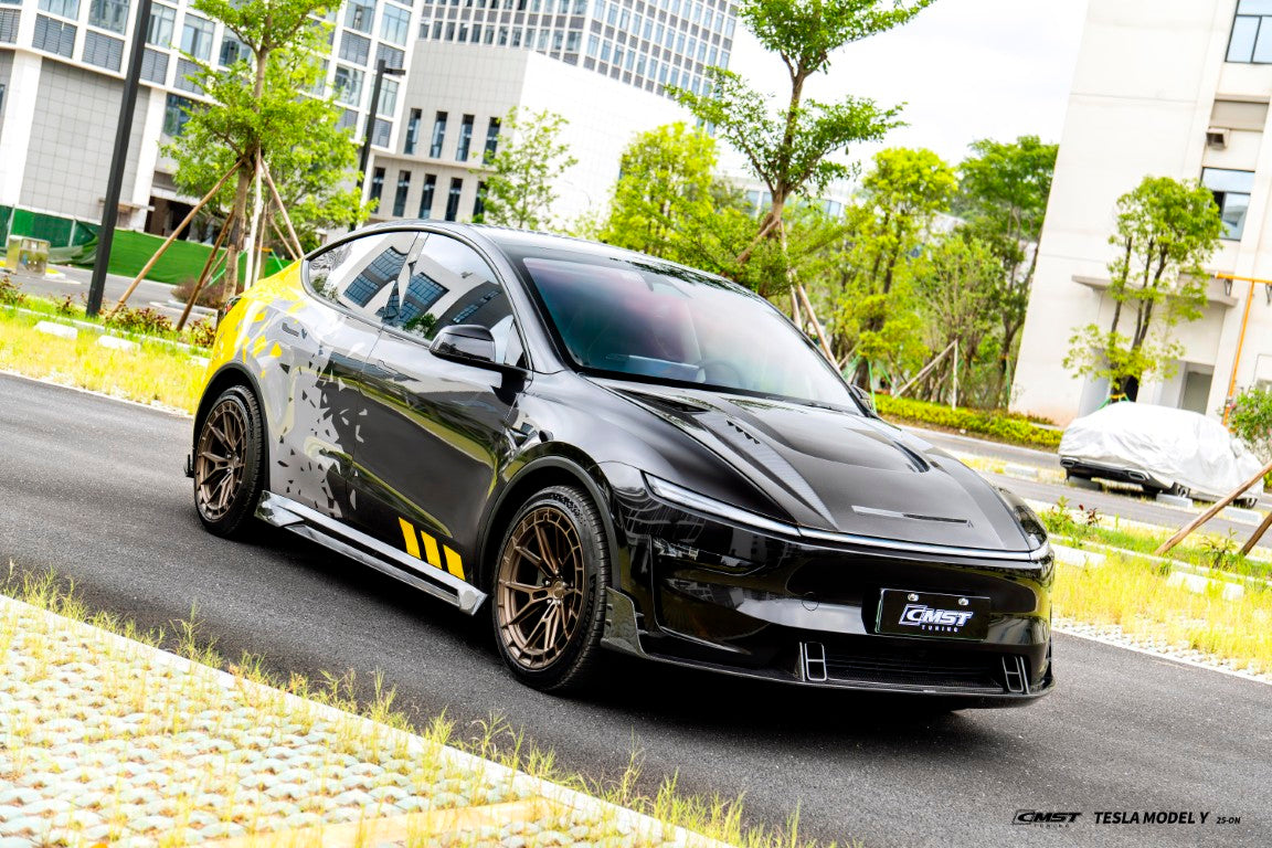 ICS FACTORY　Noir ＃01 CS custom shop Tesla Model Y Juniper 2026-ON Aftermarket Parts - CMST Tuning Hood