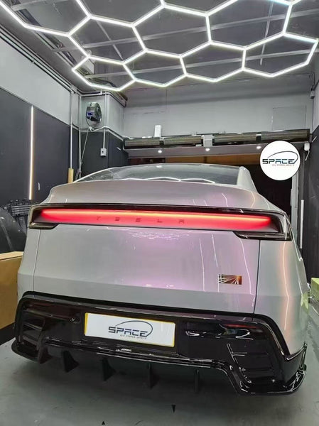 Tesla Model Y Juniper 2026-ON with Aftermarket Parts - Rear Diffuser ABS from CMST Tuning