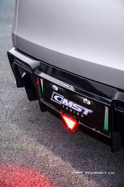 Tesla Model Y Juniper 2026-ON with Aftermarket Parts - V5 Rear Diffuser PP Polypropylene from CMST Tuning