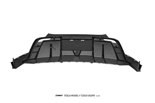 Tesla Model Y Juniper 2026-ON with Aftermarket Parts - V5 Rear Diffuser PP Polypropylene from CMST Tuning