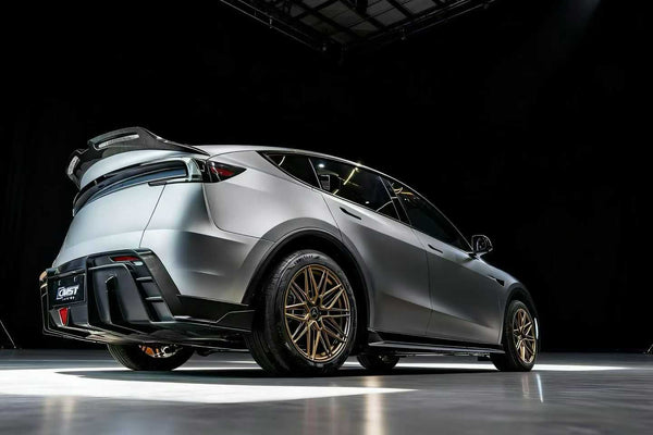 Tesla Model Y Juniper 2026-ON with Aftermarket Parts - V5 Side Skirts PP Polypropylene from CMST Tuning