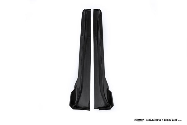 Tesla Model Y Juniper 2026-ON with Aftermarket Parts - V1 Side Skirts Carbon Fiber / FRP from CMST Tuning