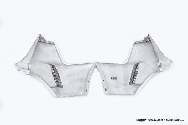 Tesla Model Y Juniper Base 2026-ON with Aftermarket Parts - Rear Bumper Carbon Fiber / FRP from CMST Tuning