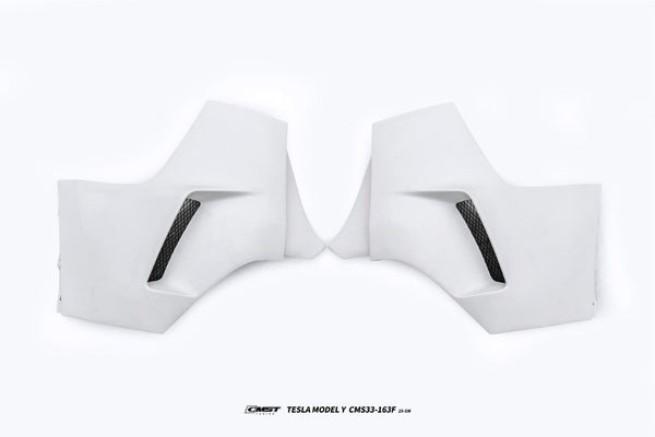 Tesla Model Y Juniper Base 2026-ON with Aftermarket Parts - Rear Bumper Carbon Fiber / FRP from CMST Tuning