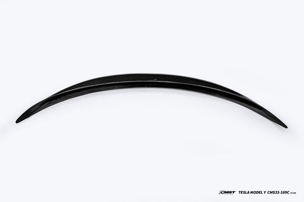 Tesla Model Y Juniper Base Performance 2026-ON with Aftermarket Parts - Rear Spoiler Carbon Fiber / FRP from CMST Tuning