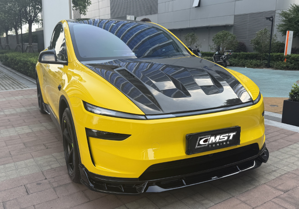 Tesla Model Y Juniper 2026-ON with Aftermarket Parts - Front Lip ABS from CMST Tuning