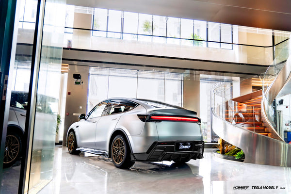 Tesla Model Y Juniper 2026-ON with Aftermarket Parts - Side Skirts ABS from CMST Tuning