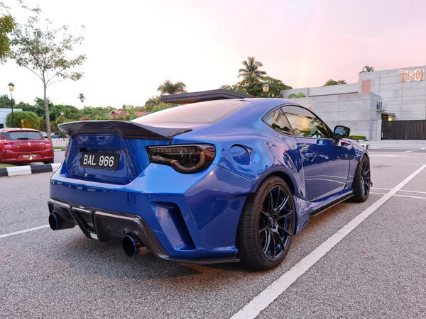 Toyota GT86 86 TRD GT SE Base ZN6 2017 2018 2019 2020 & Scion FR-S FRS ZN6 2013 2014 2015 2016 & Subaru BRZ TS Limited Premium ZN6 2013 2014 2015 2016 2017 2018 2019 2020 (compatible with CMST CITOXE widebody kit) with Aftermarket Parts - CITOXE Rear Quarter Panels Carbon Fiber / FRP from CMST Tuning