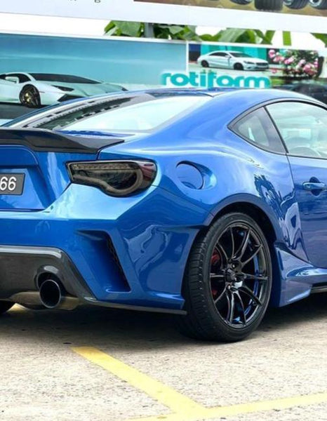 Toyota GT86 86 TRD GT SE Base ZN6 2017 2018 2019 2020 & Scion FR-S FRS ZN6 2013 2014 2015 2016 & Subaru BRZ TS Limited Premium ZN6 2013 2014 2015 2016 2017 2018 2019 2020 (compatible with CMST CITOXE widebody kit) with Aftermarket Parts - CITOXE Rear Quarter Panels Carbon Fiber / FRP from CMST Tuning