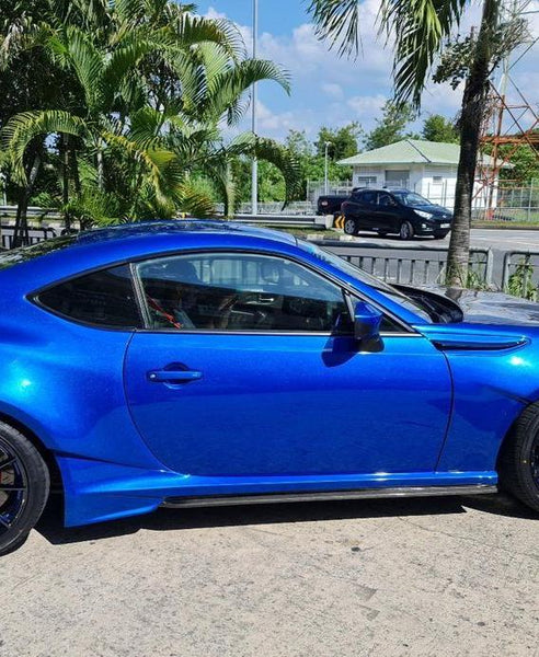 Toyota GT86 86 TRD GT SE Base ZN6 2017 2018 2019 2020 & Scion FR-S FRS ZN6 2013 2014 2015 2016 & Subaru BRZ TS Limited Premium ZN6 2013 2014 2015 2016 2017 2018 2019 2020 (compatible with CMST CITOXE widebody kit) with Aftermarket Parts - CITOXE Side Skirts Carbon Fiber / FRP from CMST Tuning