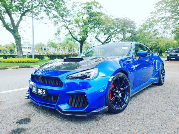 Toyota GT86 86 TRD GT SE Base ZN6 2017 2018 2019 2020 & Scion FR-S FRS ZN6 2013 2014 2015 2016 & Subaru BRZ TS Limited Premium ZN6 2013 2014 2015 2016 2017 2018 2019 2020 (compatible with CMST CITOXE widebody kit) with Aftermarket Parts - CITOXE Front Fenders Carbon Fiber / FRP from CMST Tuning