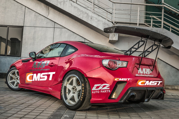 Toyota GT86 86 TRD GT SE Base ZN6 2017 2018 2019 2020 & Scion FR-S FRS ZN6 2013 2014 2015 2016 & Subaru BRZ TS Limited Premium ZN6 2013 2014 2015 2016 2017 2018 2019 2020 (compatible with CMST CITOXE widebody kit) with Aftermarket Parts - CITOXE Rear Quarter Panels Carbon Fiber / FRP from CMST Tuning