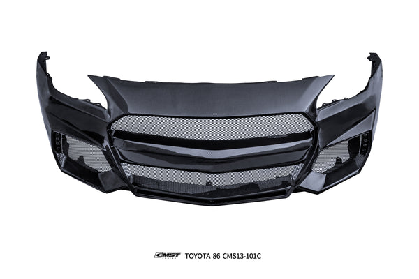 Toyota GT86 86 TRD GT SE Base ZN6 2017 2018 2019 2020 & Scion FR-S FRS ZN6 2013 2014 2015 2016 & Subaru BRZ TS Limited Premium ZN6 2013 2014 2015 2016 2017 2018 2019 2020 (compatible with CMST CITOXE widebody kit) with Aftermarket Parts - CITOXE Front Bumper & Lip Carbon Fiber / FRP from CMST Tuning