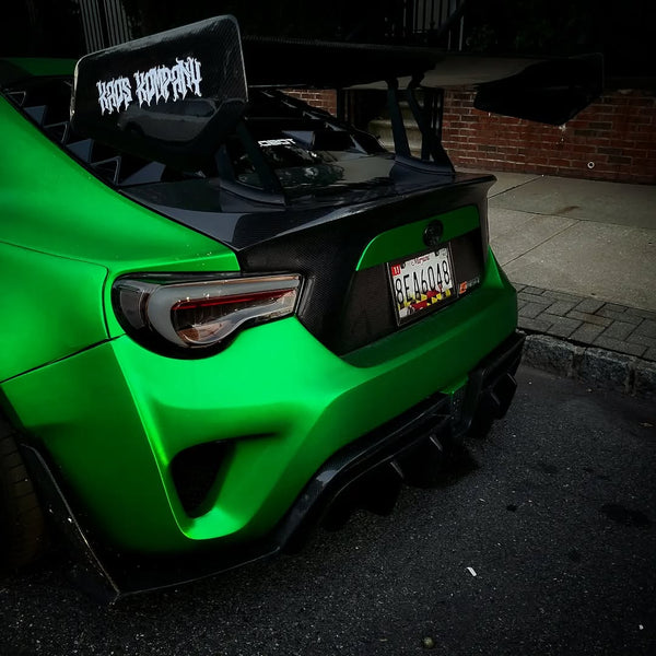 Toyota GT86 86 TRD GT SE Base 2017-2020 & Scion FR-S FRS 2013 2014 2015 2016 & Subaru BRZ TS Limited Premium 2013 2014 2015 2016 2017 2018 2019 2020 with Aftermarket Parts - V1 Trunk Lid Carbon Fiber / FRP from CMST Tuning