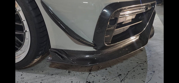 Porsche 992 992.1 Carerra Base/S/T/4/4S/Targa 4/Targa 4S/GTS (Sport Design Aerokit Package only) 2020 2021 2022 2023 2024 with Aftermarket Parts - Upper Valences Carbon Fiber/FRP from CMST Tuning