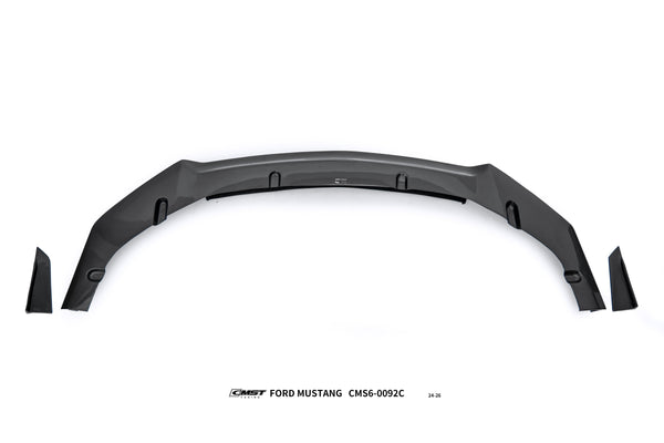 Ford Mustang S650 GT 2024-ON with Aftermarket Parts - V1 Front Lip Carbon Fiber / FRP from CMST Tuning