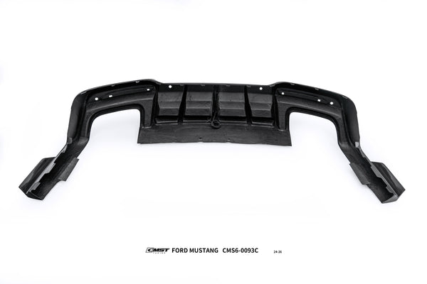 Ford Mustang S650 2.3 Ecoboost 5.0 GT Dark Horse 2024-ON with Aftermarket Parts - V1 Rear Diffuser Carbon Fiber / FRP from CMST Tuning